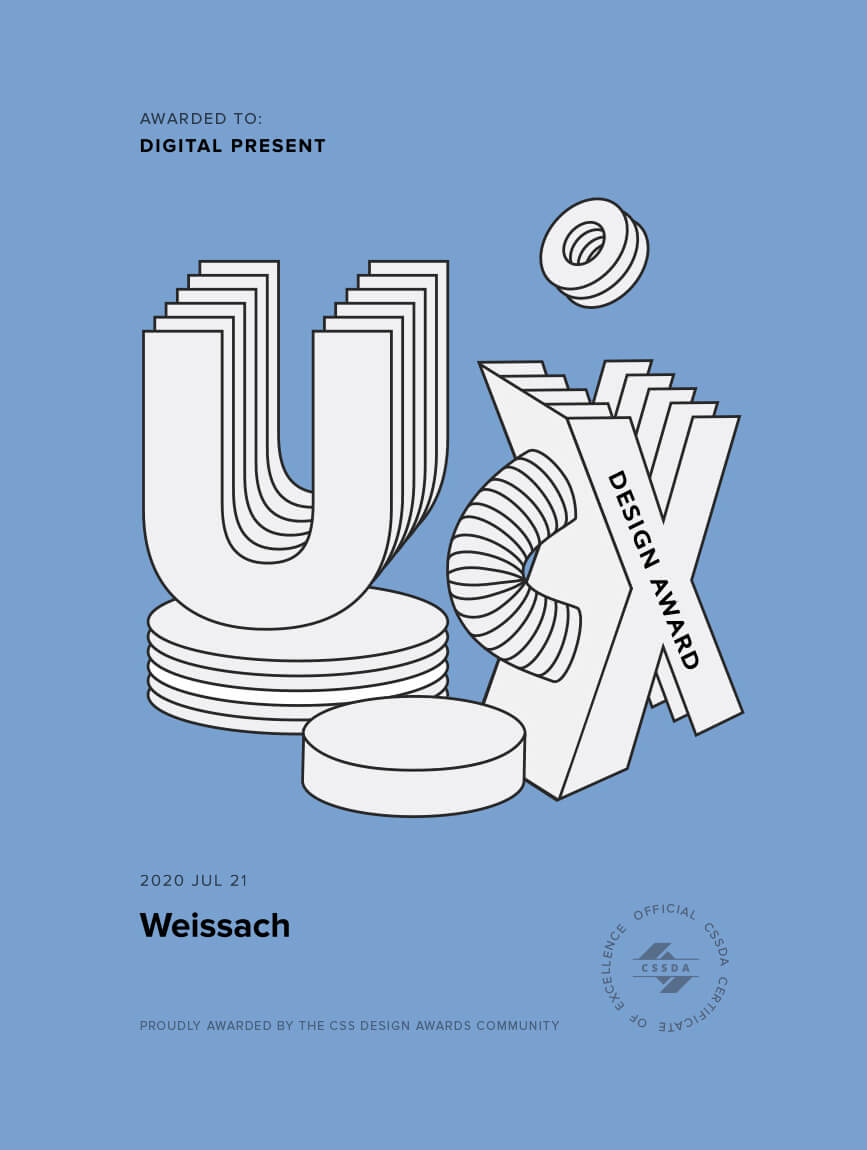 UX Design Award - Weissach