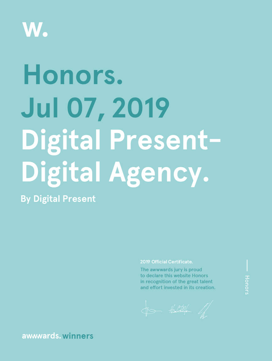 Honorable Mention - Digital Present